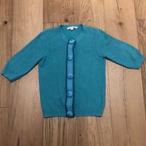 Boden waffle knit cardigan with oversized buttons